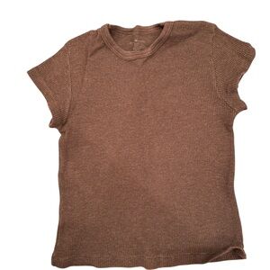 Brandy Melville Brown Short Sleeve Tee